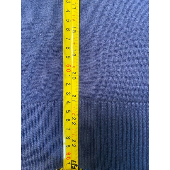 Women's Smart Set Blue Turtleneck Sweater L - Picture 4 of 4